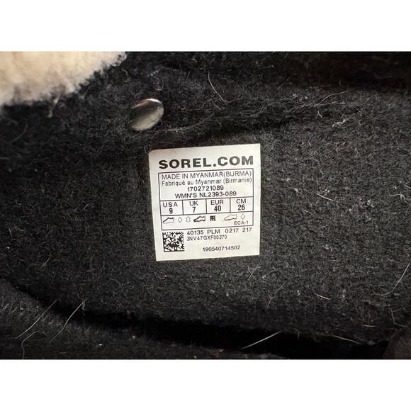 Sorel Joan of Arctic Calf High Dark Gray Waterproof Winter Boots Size 9 - Picture 8 of 9